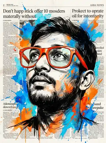 Gemini male portrait prompts