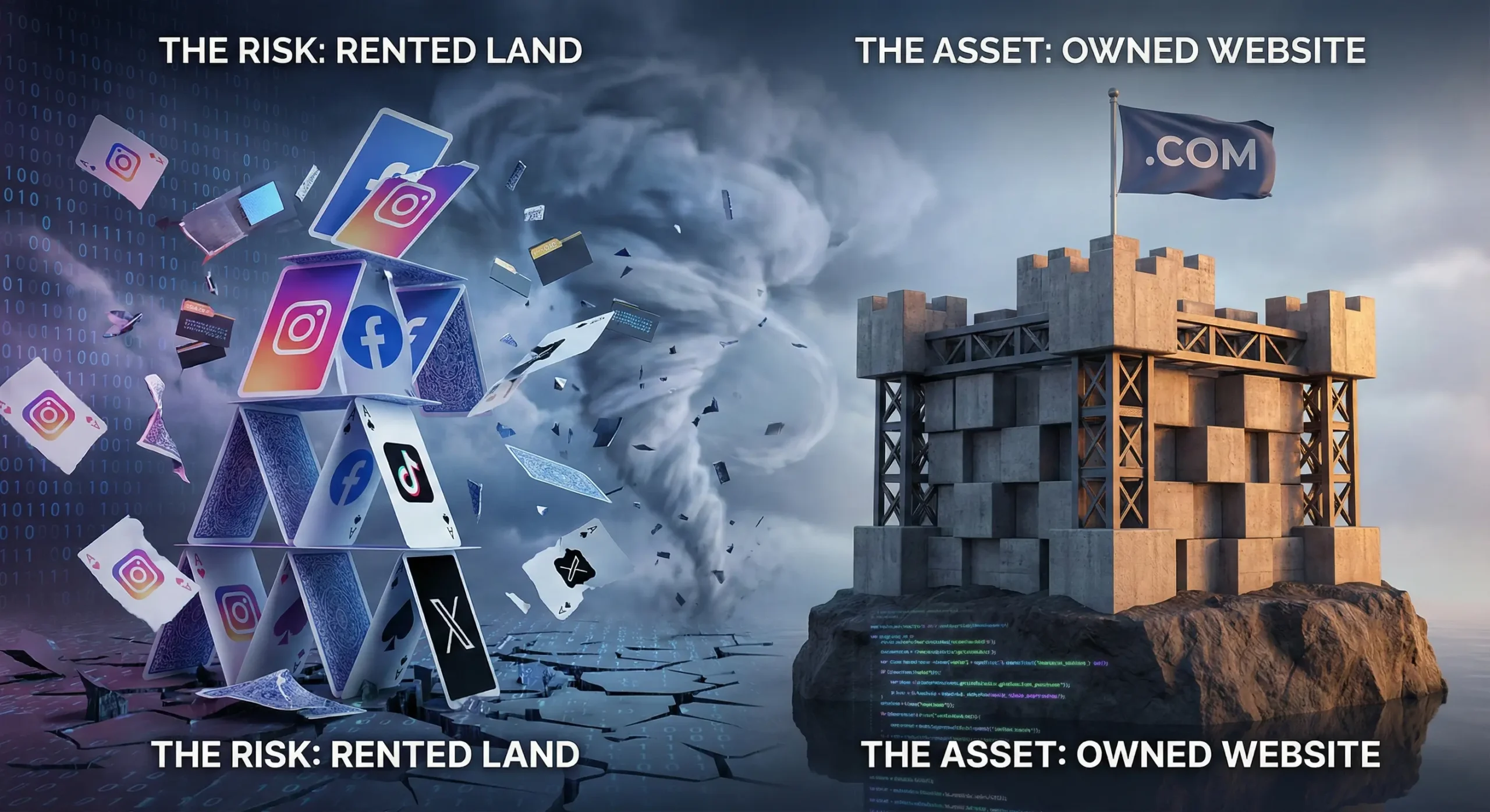 Risks of relying on social media