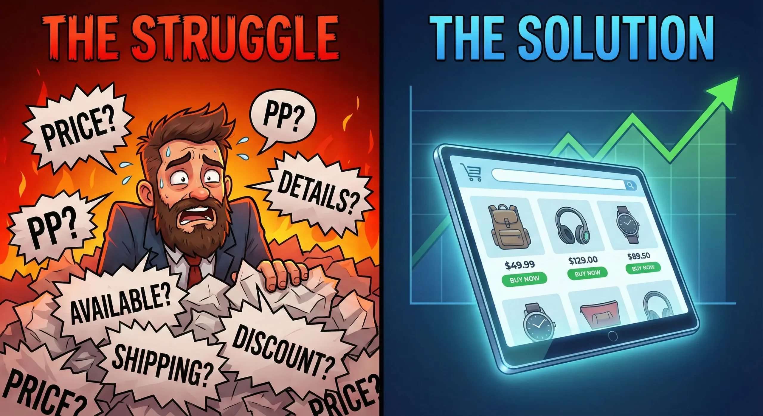 Professional online product catalog